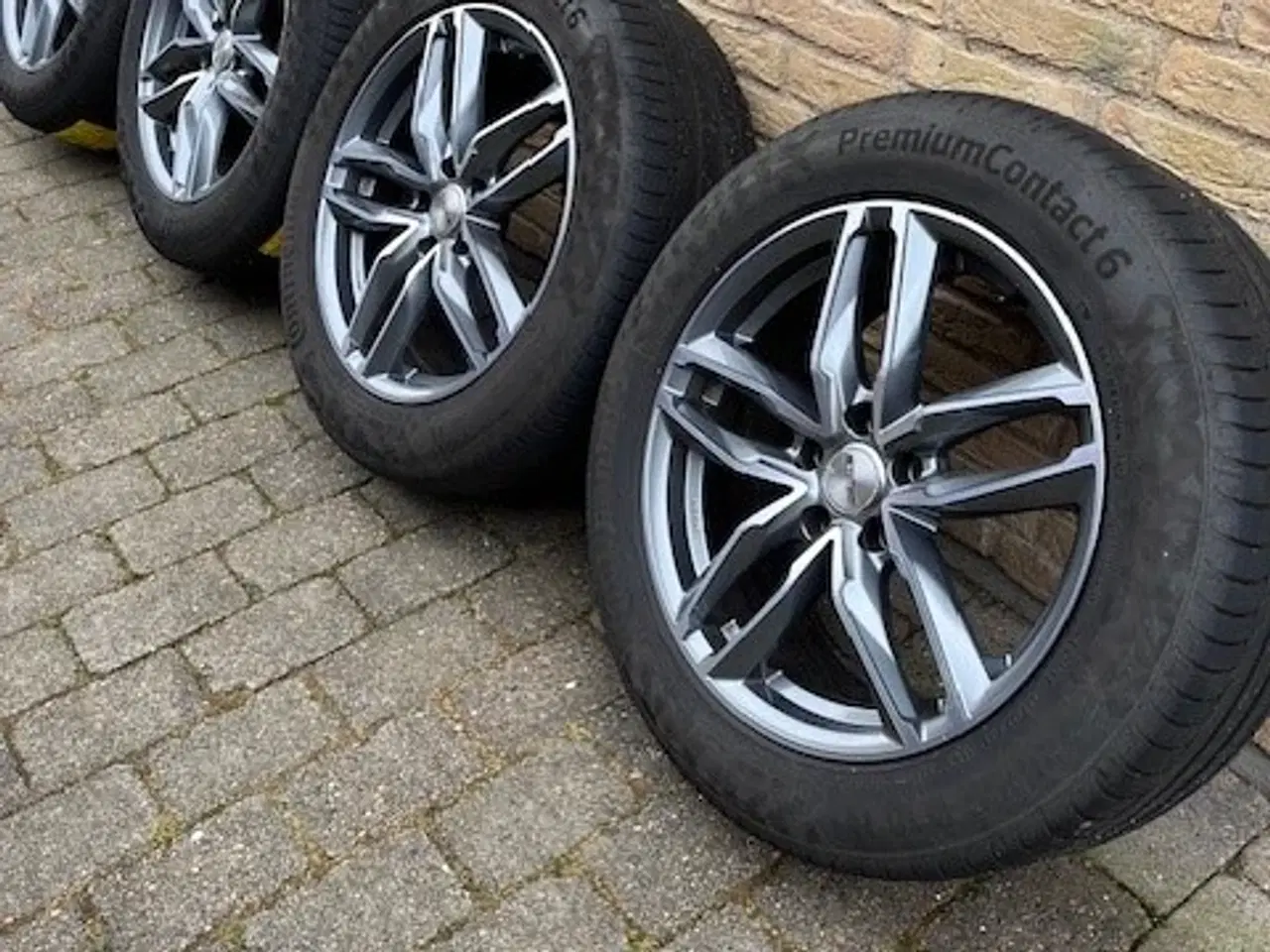 Billede 1 - GMP Atom alufælge med Continental PremiumContact 6