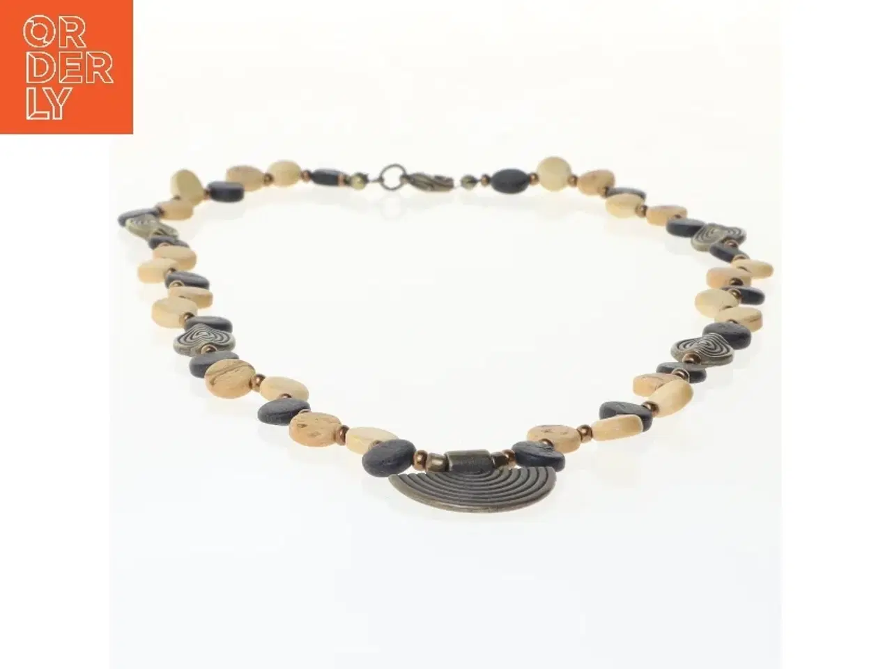 Billede 2 - Halskæde med perler (str. 46 cm)