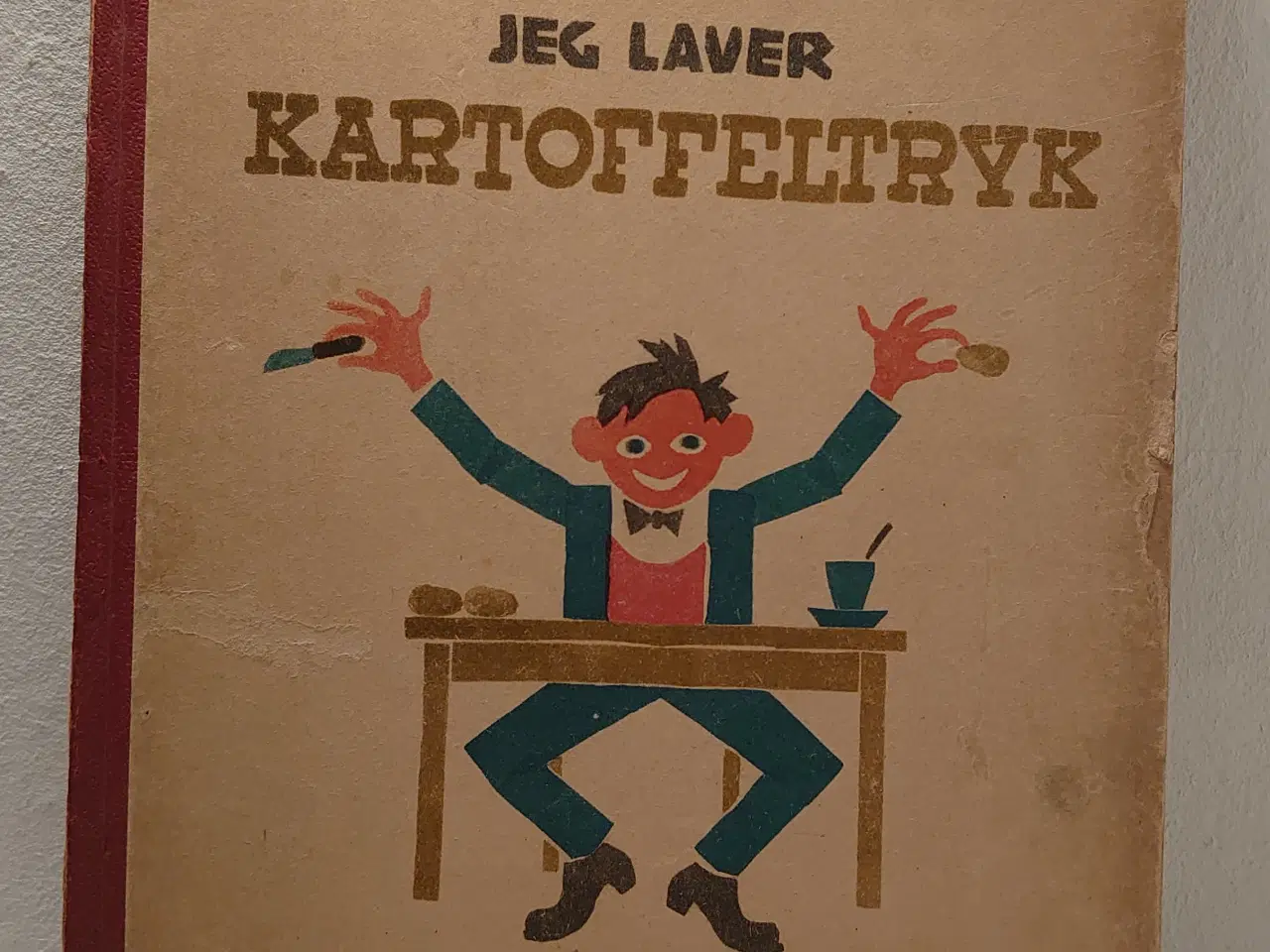 Billede 1 - Birkedal Nielsen:Jeg laver Kartoffeltryk. Før 1948