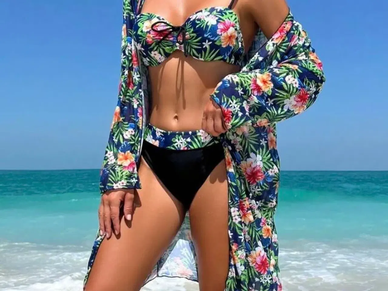Billede 7 - Bikini sæt med kimono