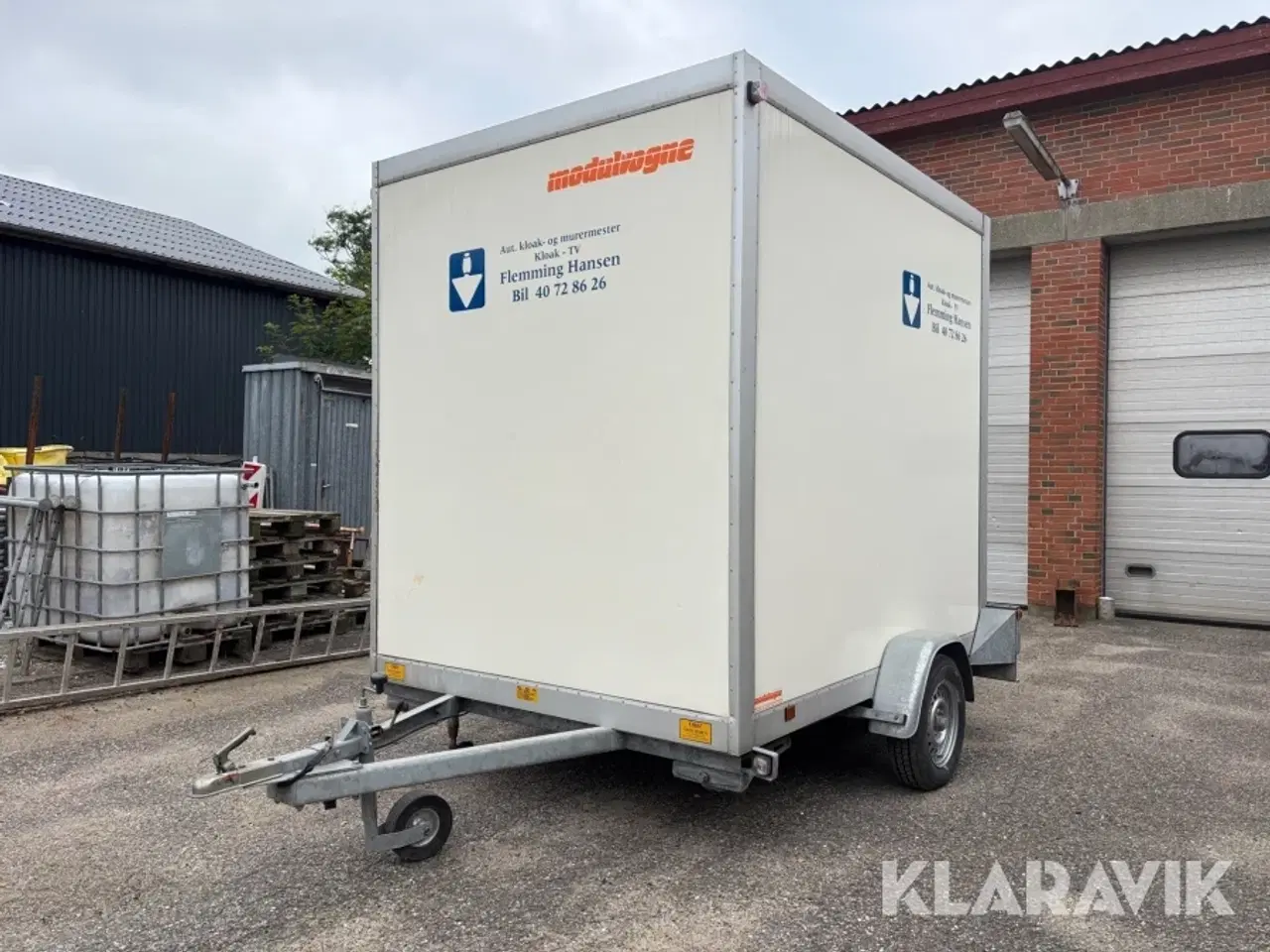 Billede 1 - Toilet- og badeskur Modulvogntog