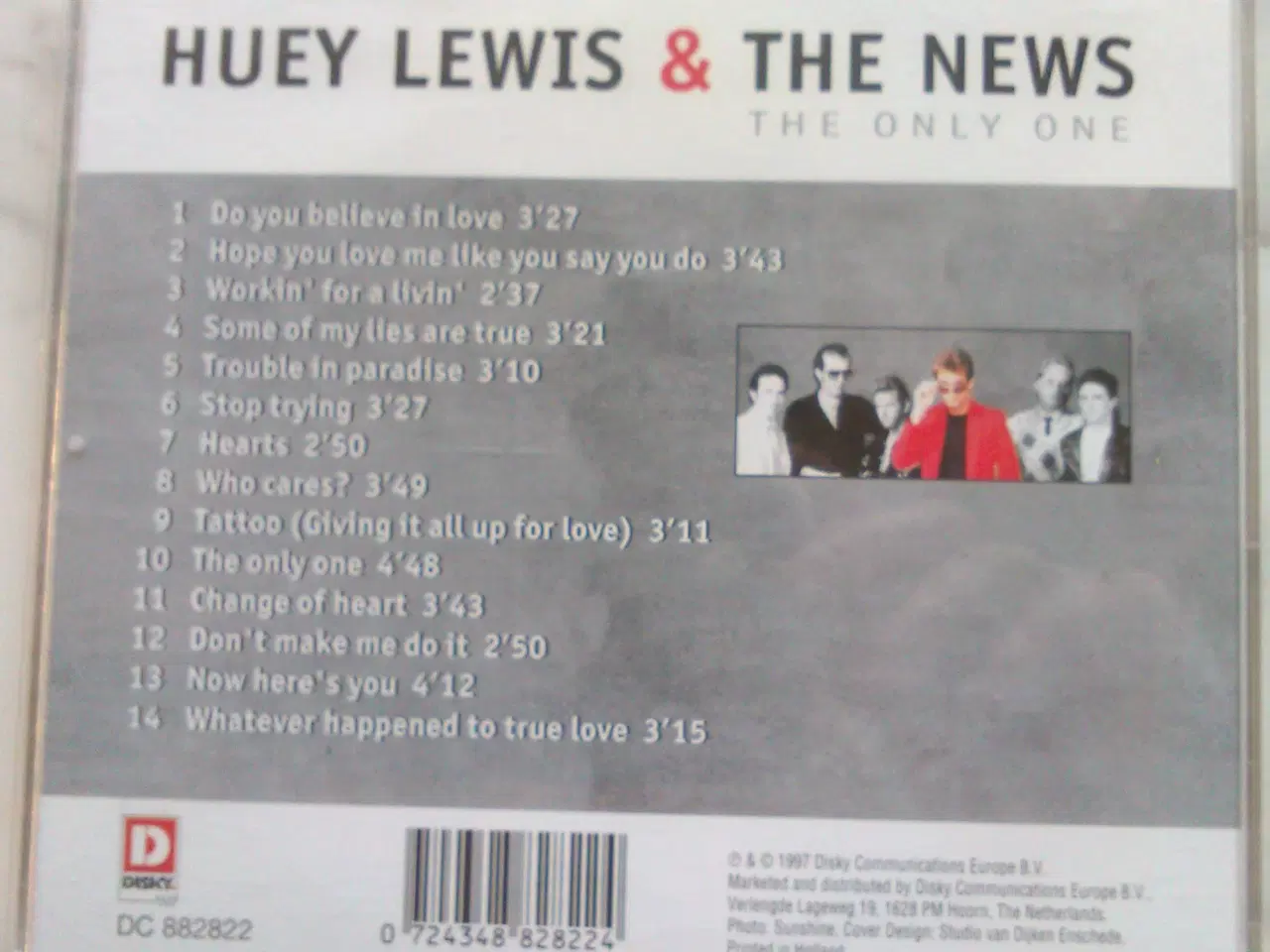 Billede 2 - Huey Lewis & The News: The Only One (1997