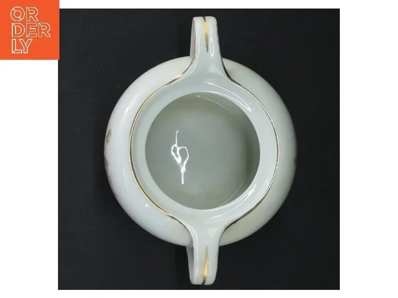 Billede 4 - Porcelæn sukkerskål og mælkekande fra Bavaria (str. ø 10 cm og ø 12 cm)