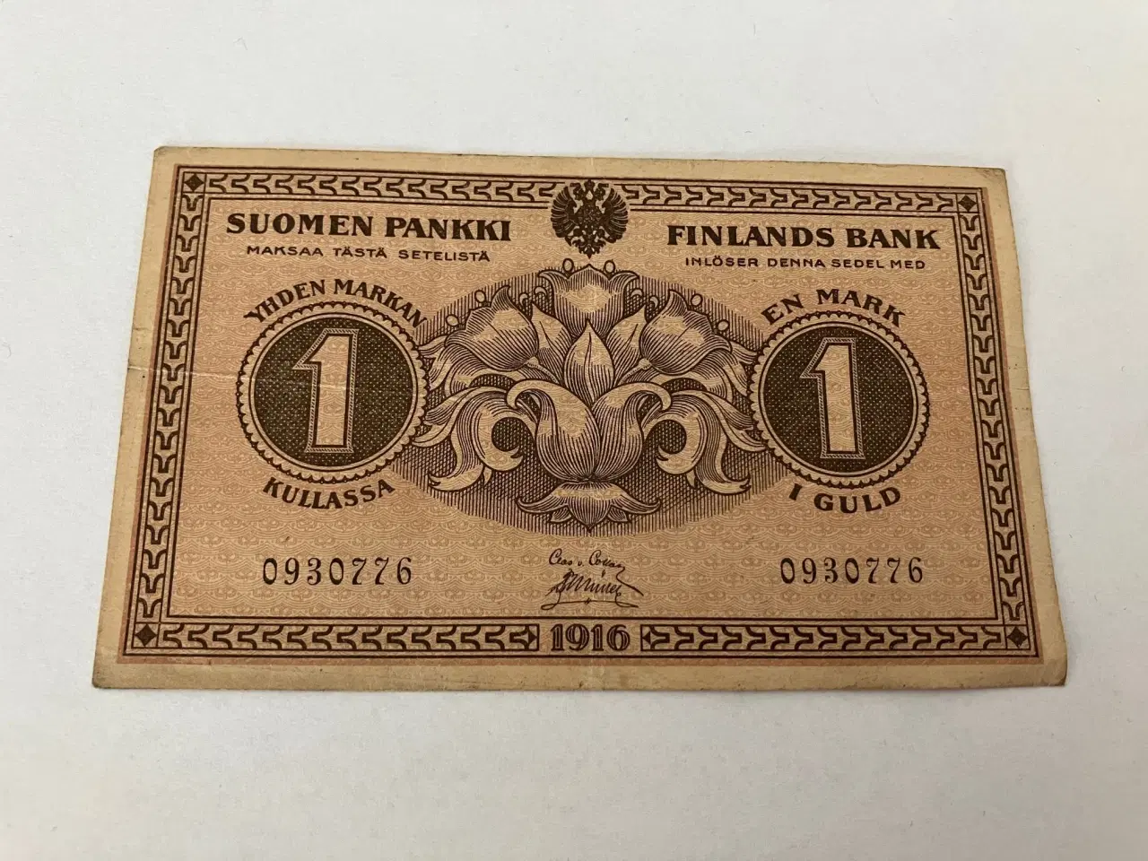 Billede 1 - 1 Mark Finland 1916