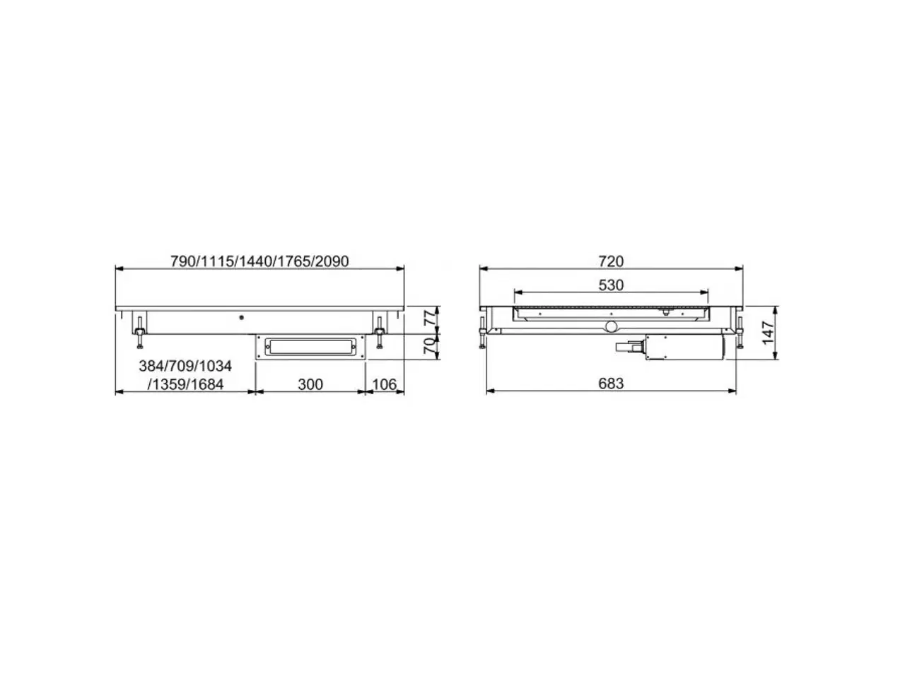 Billede 2 - Varmeplade – 1765x720x147 mm - 230 V