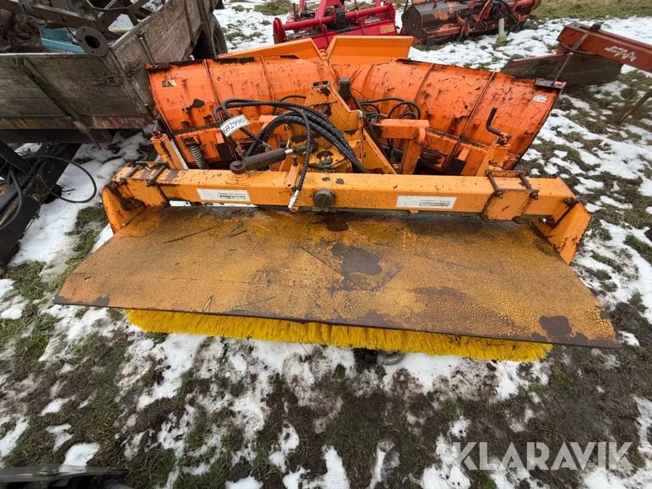 Billede 9 - Hydraulisk fejekost med oliepumpe Am Teho F21975