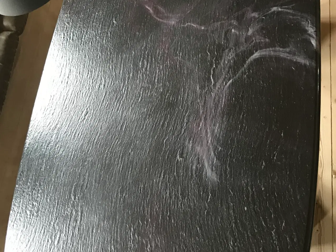 Billede 2 - Sofabord i børstet sort marmor