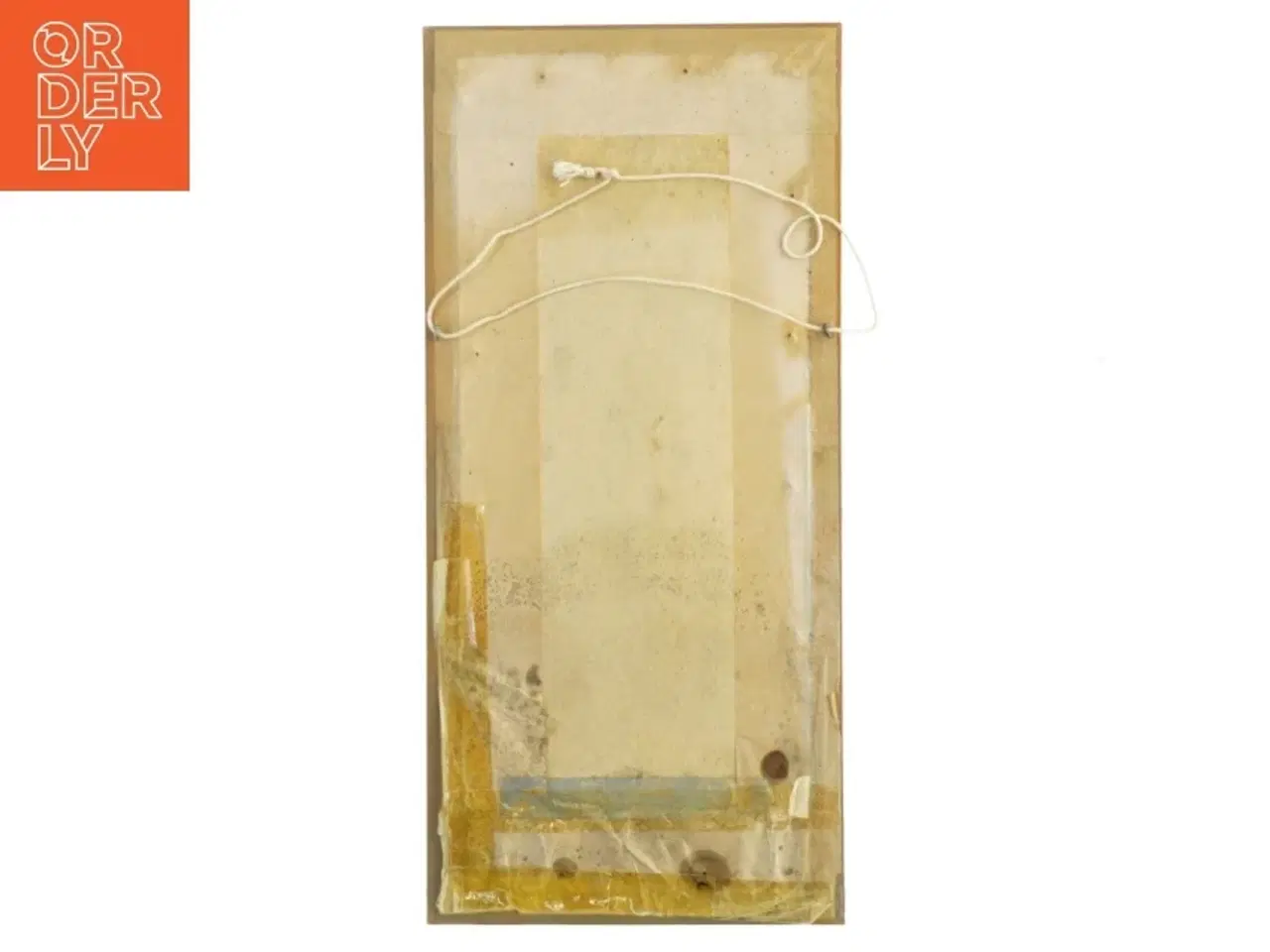 Billede 3 - Billede af dreng med æble i guldramme (str. 31x14,5 cm)