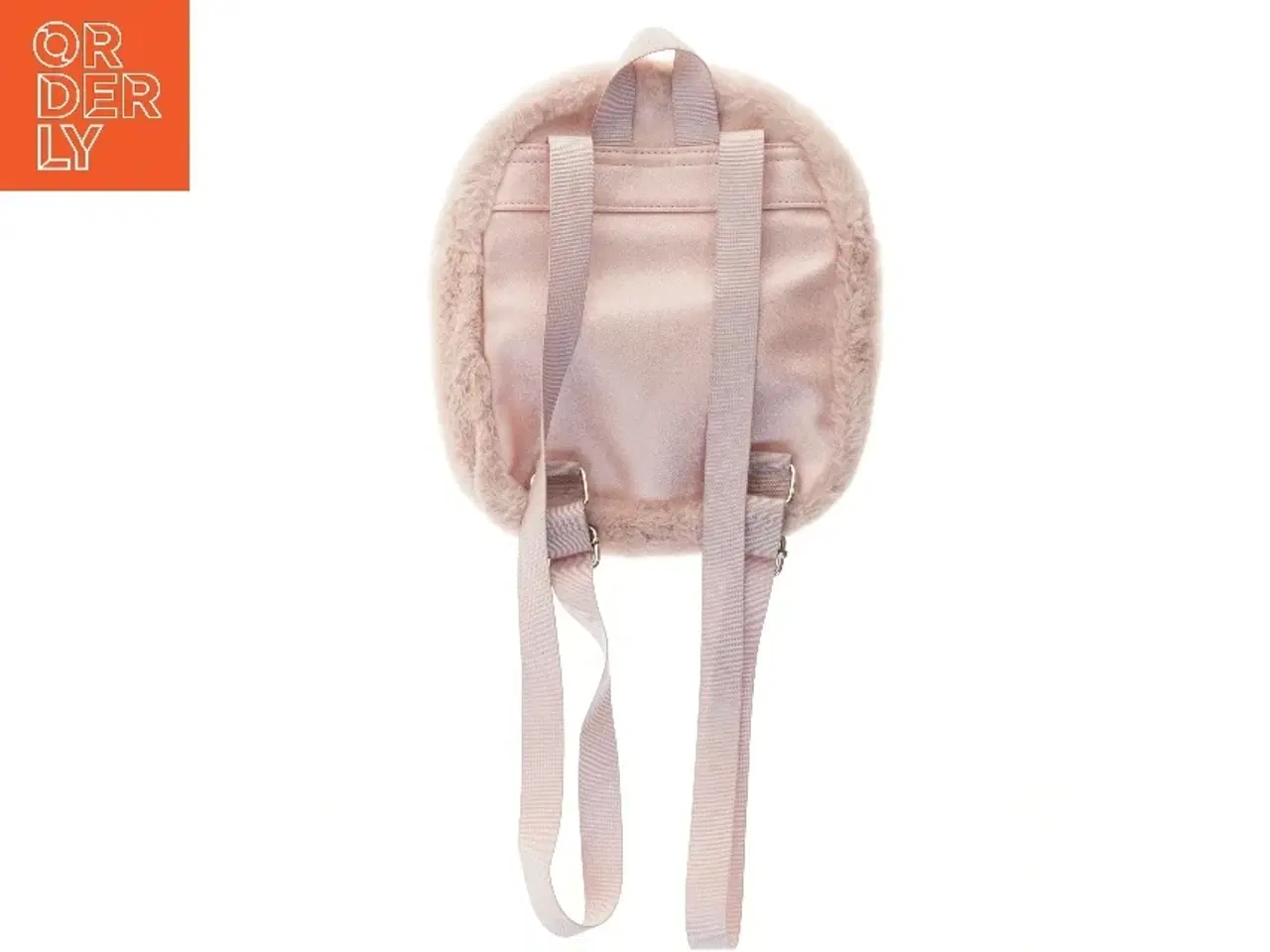 Billede 2 - Lyserød rygsæk med glimmerhjerte (str. 29x26 cm)