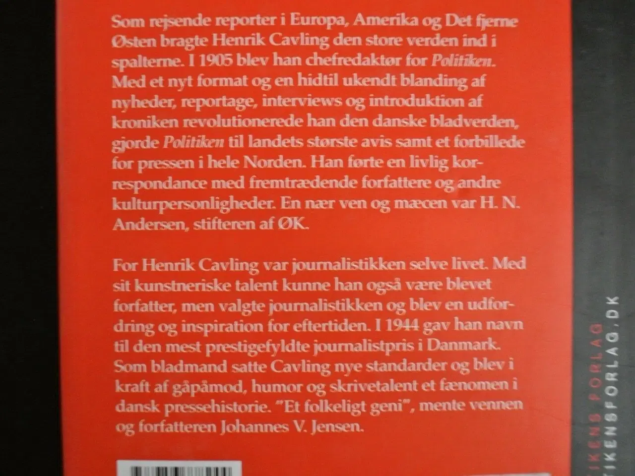 Billede 3 - journalisten. en biografi om henrik cavling, Af sv