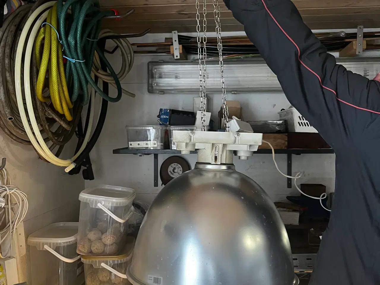 Billede 1 - Indrustri lampe stor 