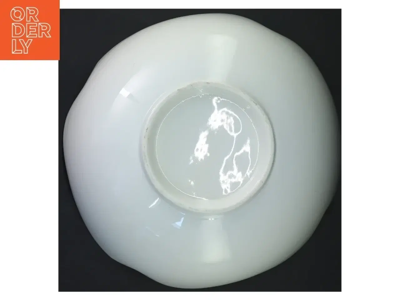 Billede 2 - Hvid porcelænsskål (str. Ø 26x11 cm)