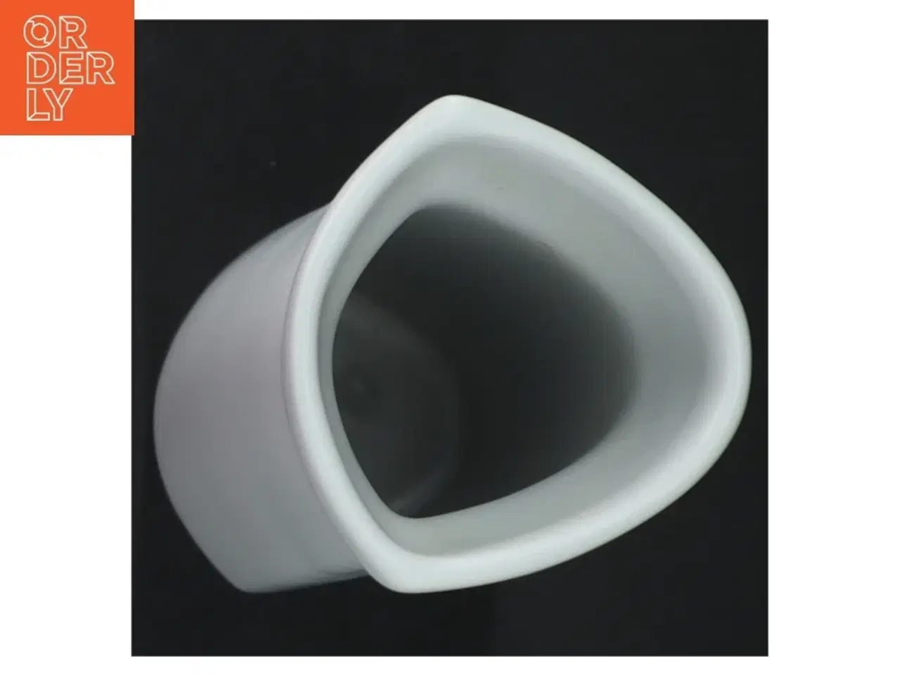 Billede 2 - Minimalistisk Hvid Vintage vase fra ASA Selection(str. 25 x 7 cm)
