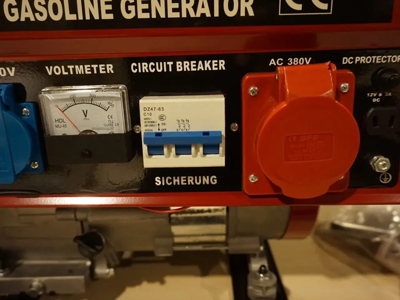 Billede 6 - Metallo Meta-8500W luftkølet professionel benzingenerator