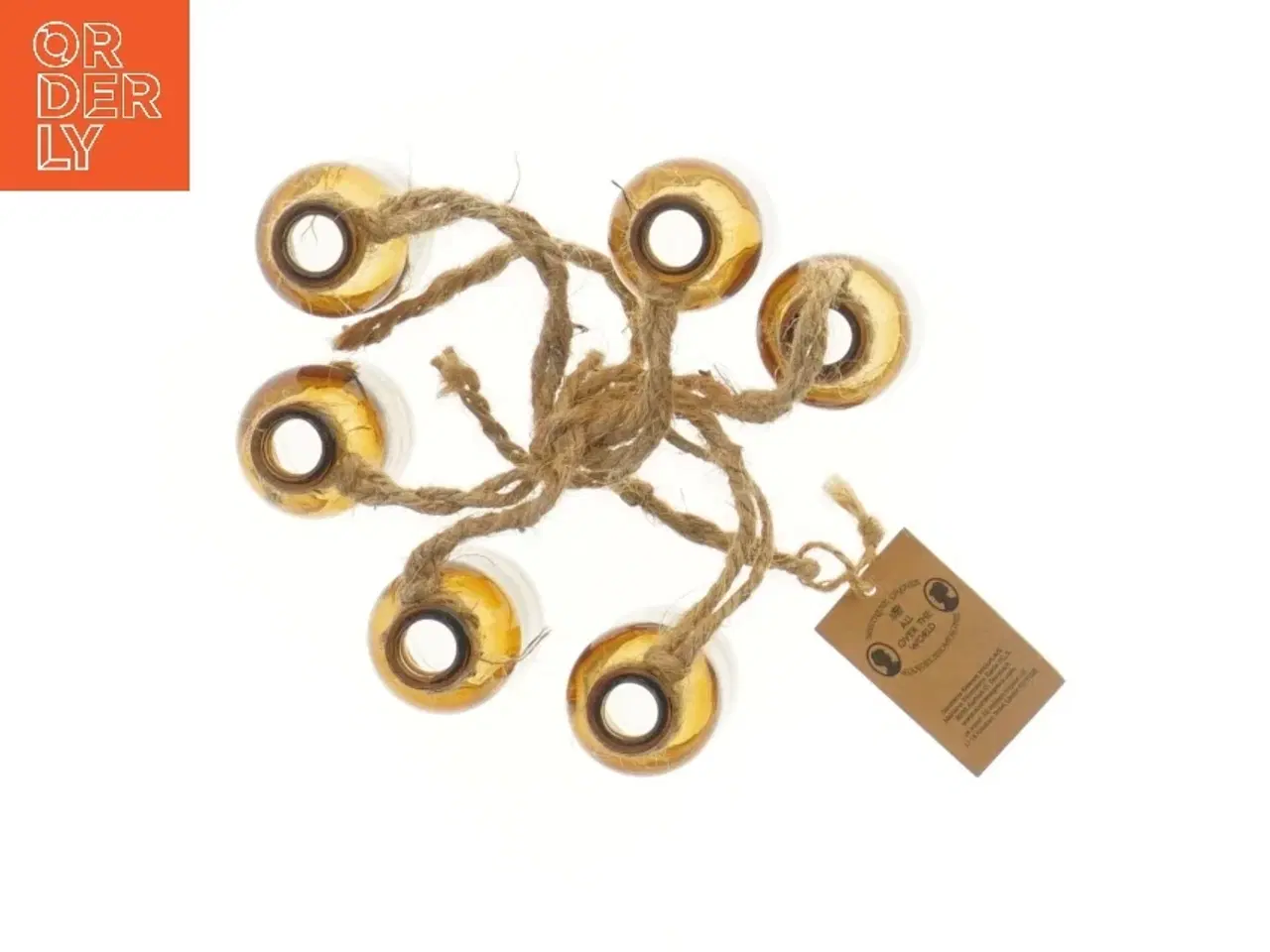 Billede 2 - Sæt med 6 små glasflasker fra Søstrene Grene (str. 6 cm)