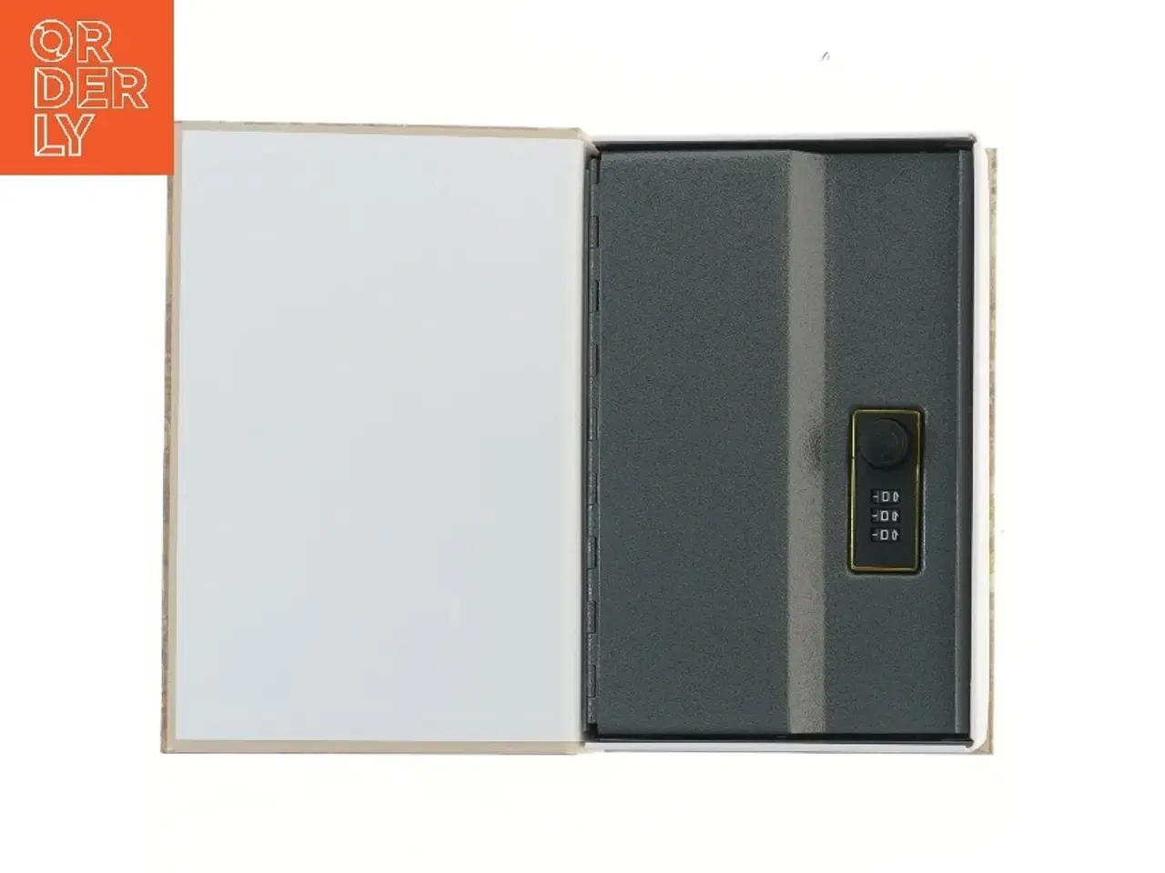 Billede 2 - Bogformet pengeskab med kode (str. 24x15,5x5,5 cm)