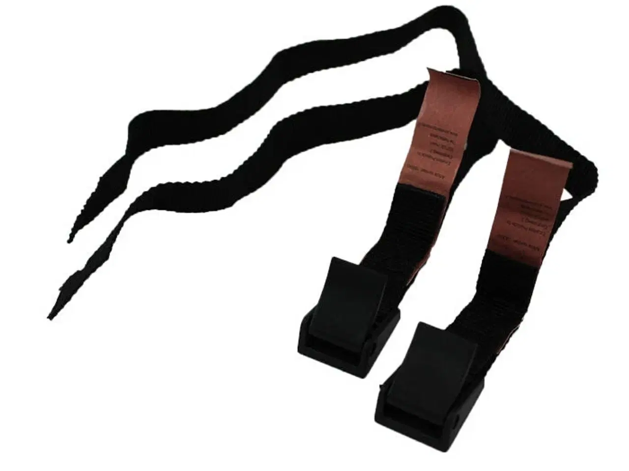 Billede 1 - Bagageremme 40cm/18mm 2 stk. sort
