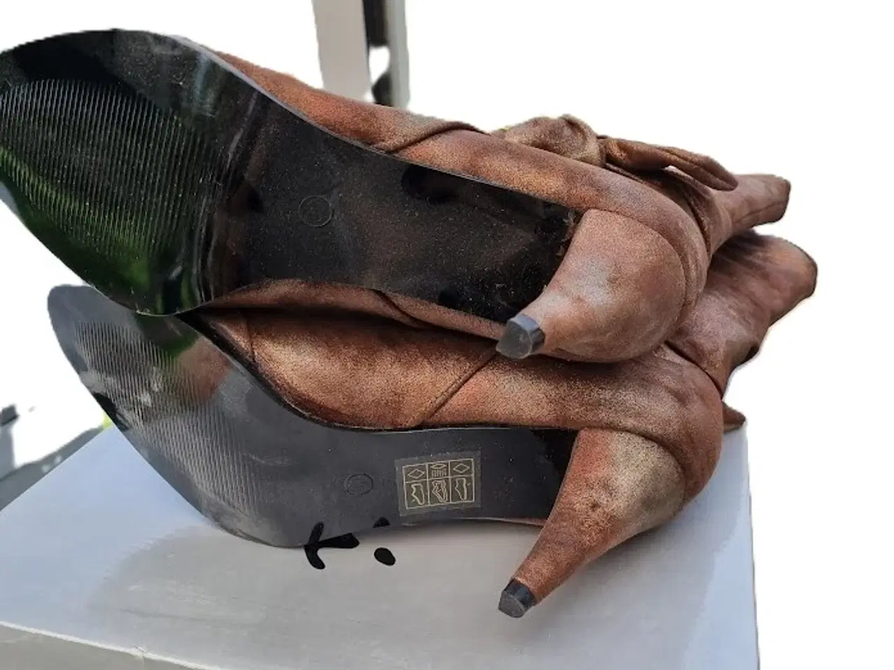 Billede 3 - 50 par nye 2 farvet damestøvler