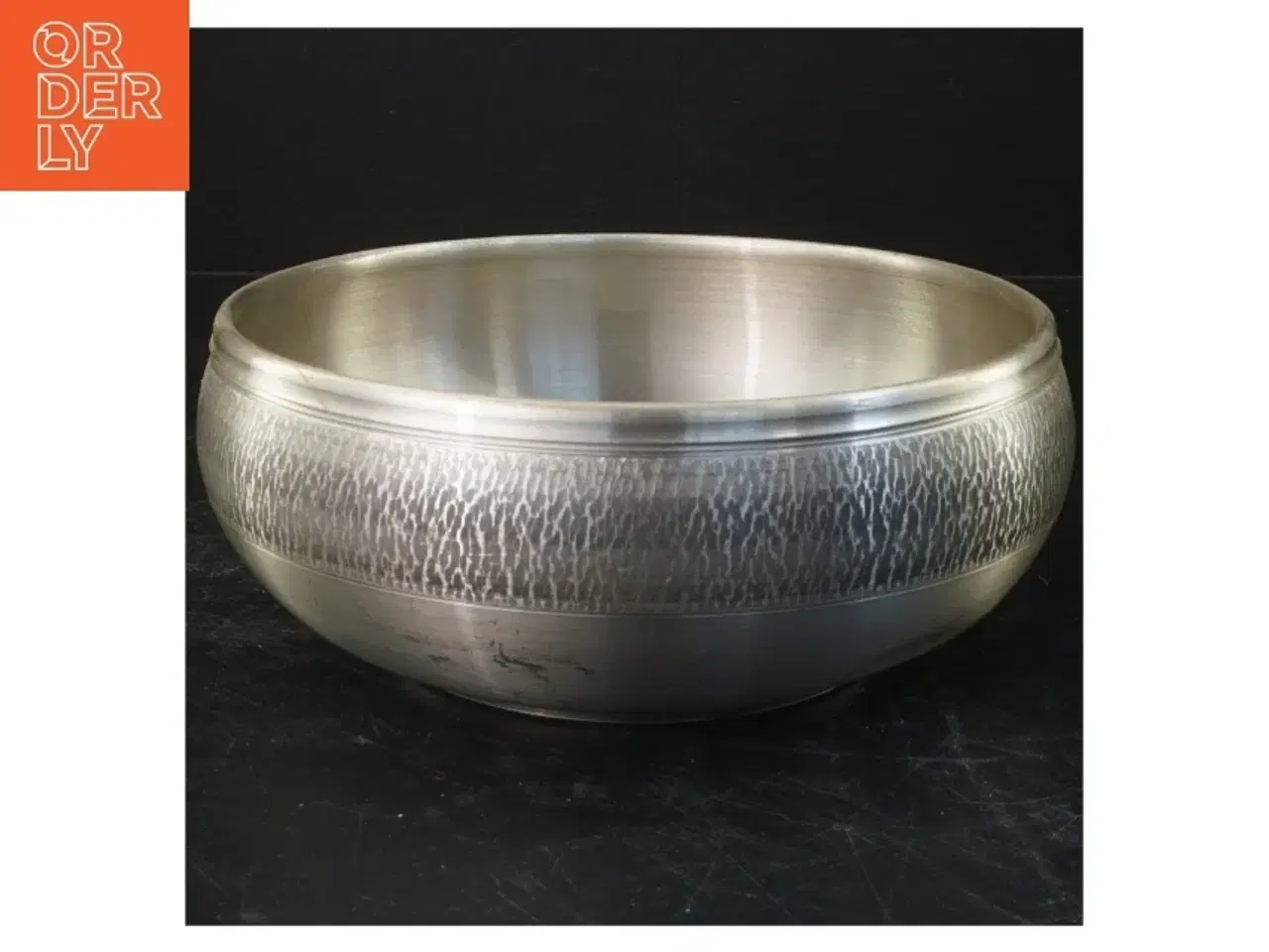 Billede 1 - Tin skål (str. 8x19 cm)