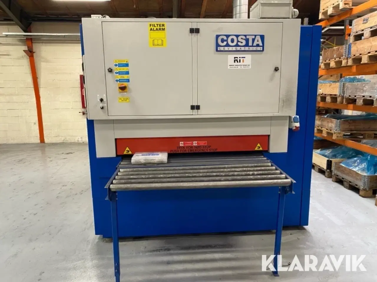 Billede 7 - Over/under metal afretningsmaskine Costa levigatrici MB4 vb/vv 1350