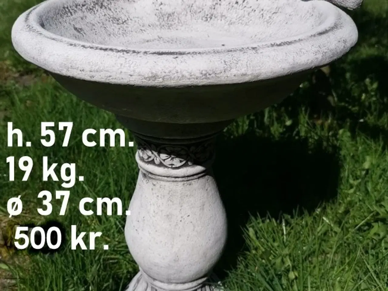 Billede 4 - FUGLEBAD - MANGE modeller - frostsikker beton