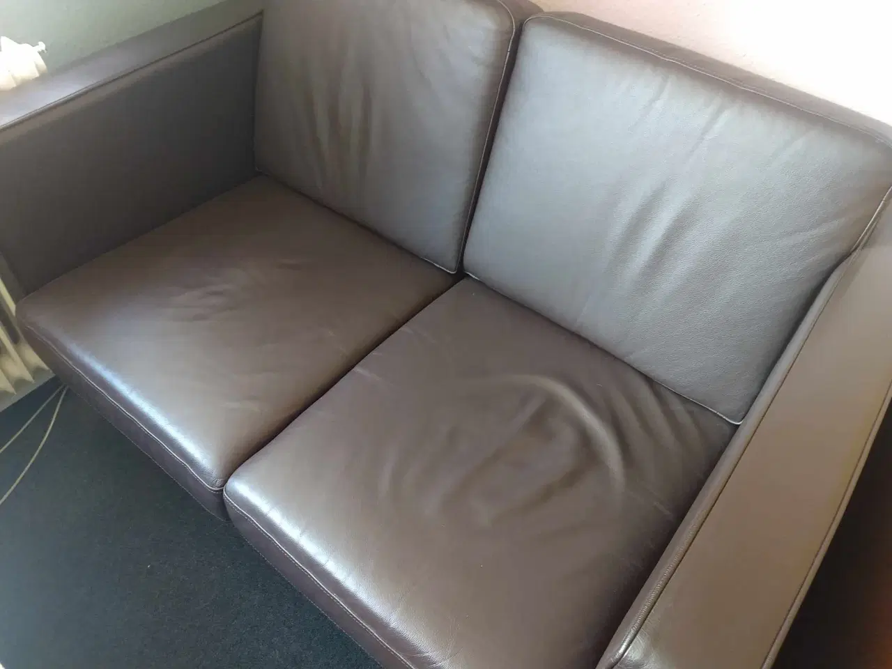 Billede 4 - 2 x sofa i skind