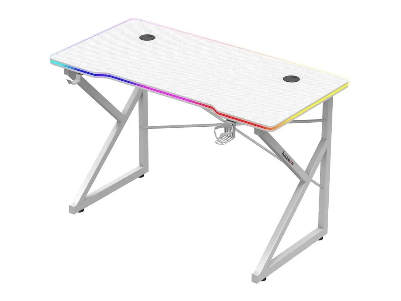 Billede 1 - Gamingbord Huzaro Hero 1.7 RGB – hvid