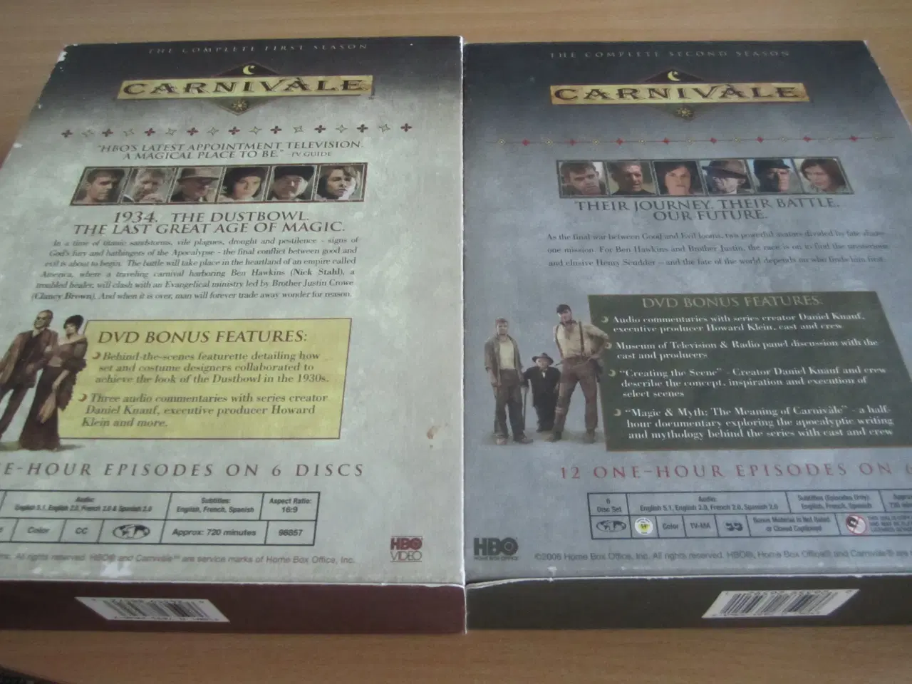 Billede 3 - CARNIVALE. Sæson 1 & 2.