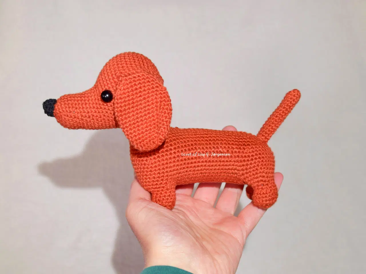 Billede 3 - Hæklede gravhunde, 20 cm
