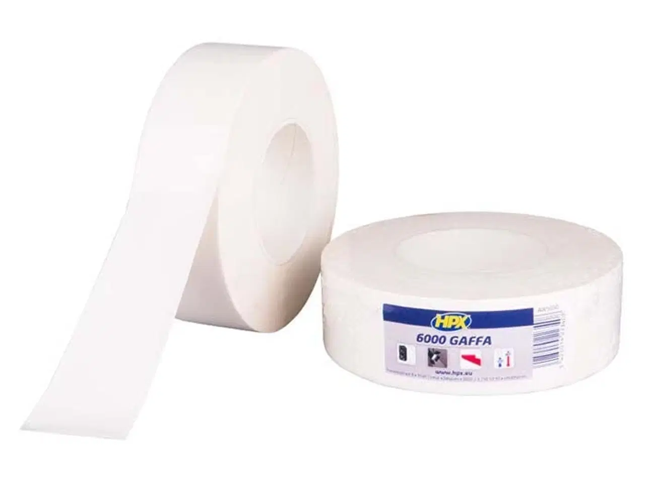 Billede 1 - Gaffa 6000 tape hvid, 25mm x 50m