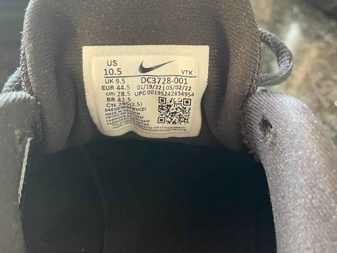 Billede 2 - Nike sko, sorte 44,5