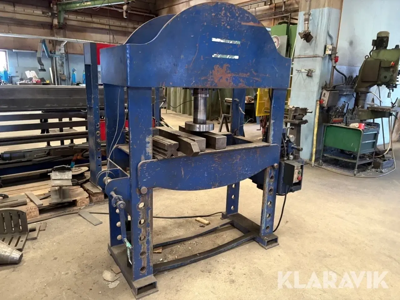 Billede 3 - Hydraulisk værkstedspresse