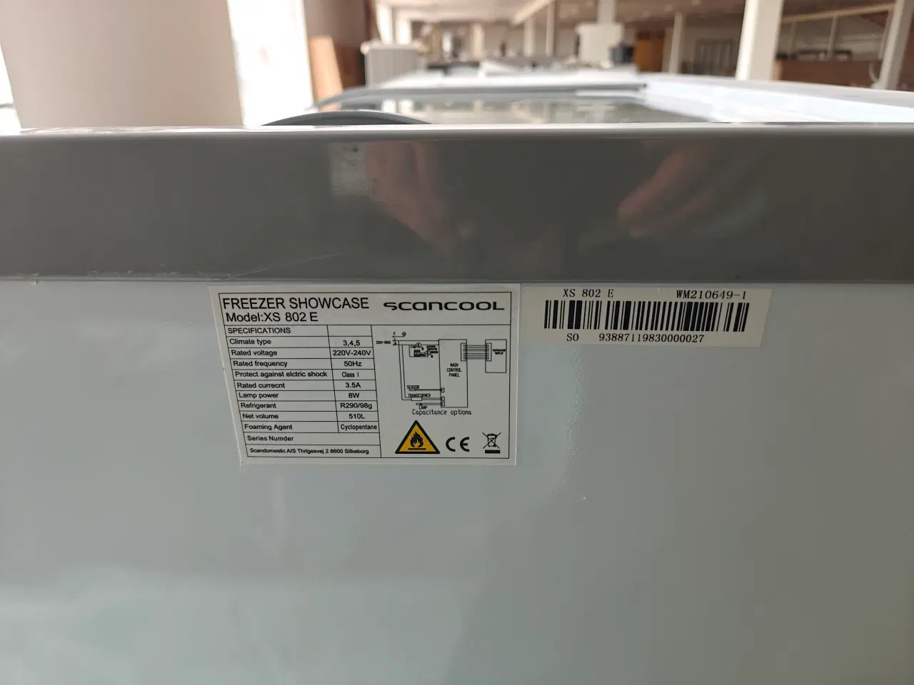 Billede 2 - Displayfryser Scancool freezer showcase xs 802 e