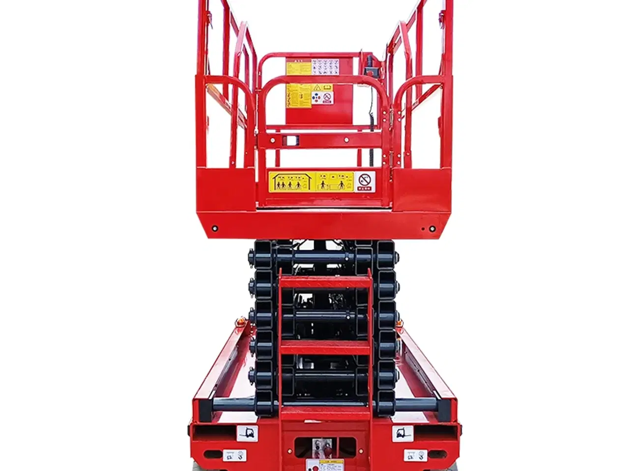 Billede 3 - Selvkørende saxlift 6m Rød Løftekapacitet: 450 kg