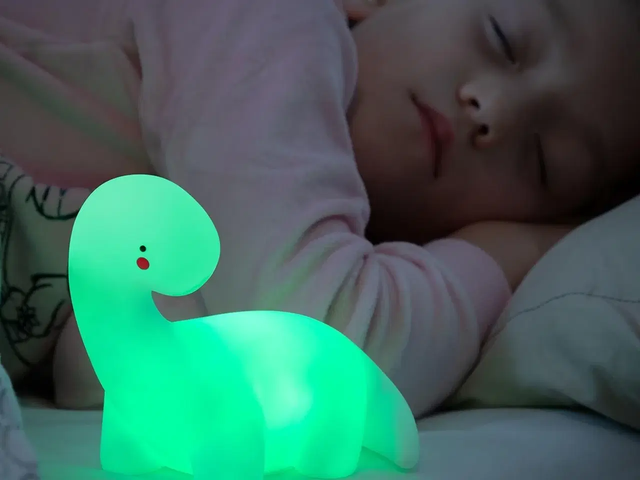 Billede 1 - Dinosaur multifarvet LED-lampe Lightosaurus InnovaGoods