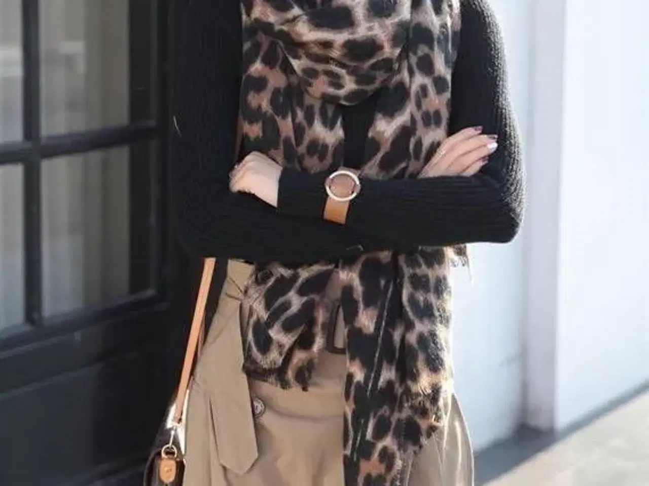 Billede 4 - Lækkert luksus leopard tørklæde