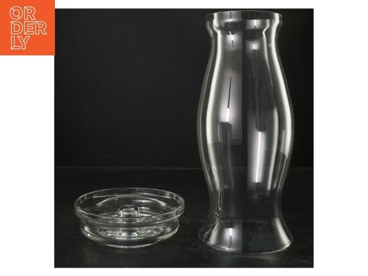 Billede 1 - Lysestage / lanterne (str. 28x11 cm)