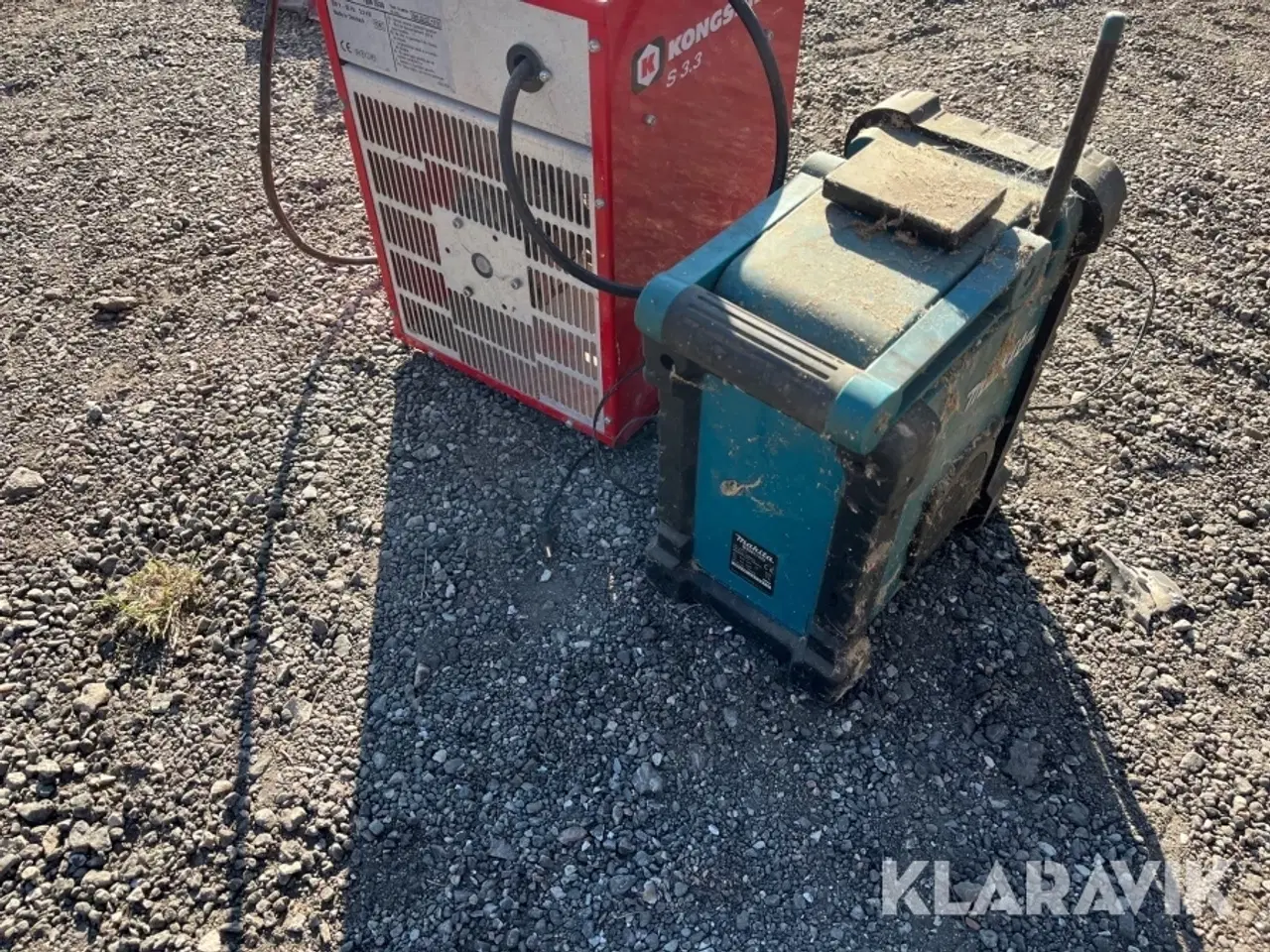 Billede 2 - Varmeblæser Kongskilde & Makita radio