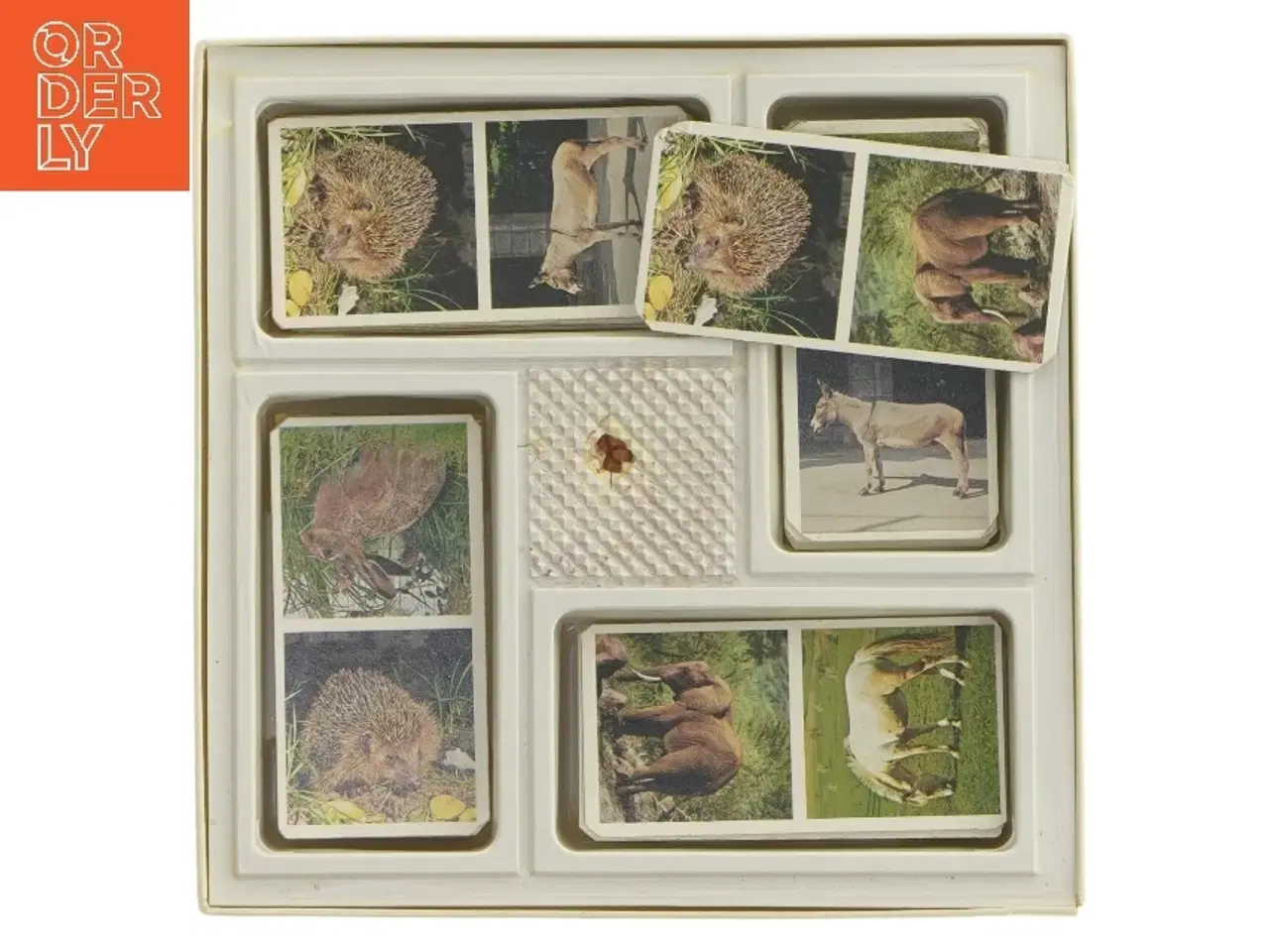 Billede 2 - Vintage Zoo Domino spil fra Ravensburger (str. 19x19 cm)