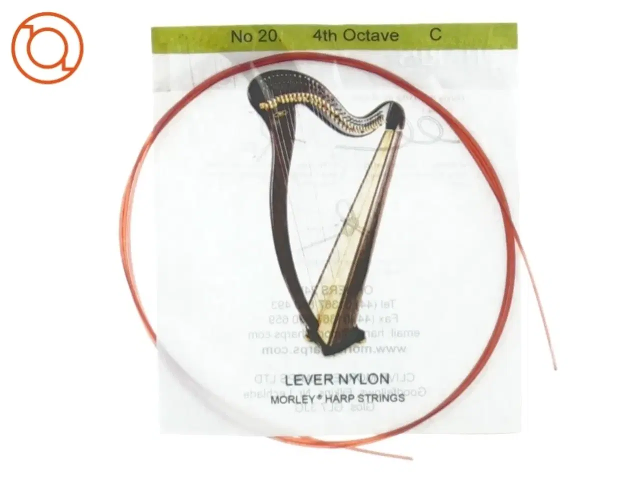 Billede 1 - Harpe streng fra Morley (str. 14 x 14 cm)