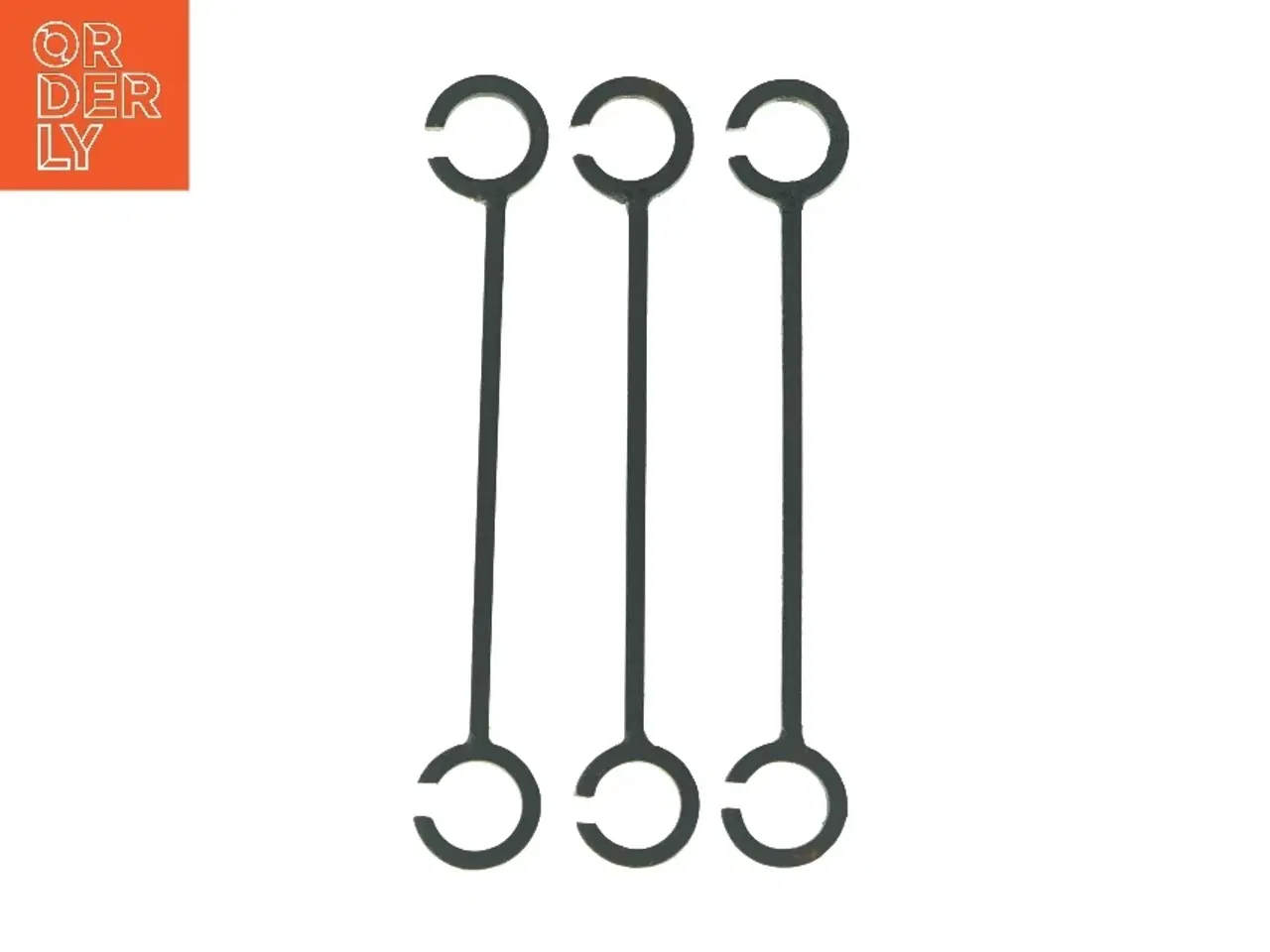 Billede 2 - Jern ting (3 stk) (str. L 33 cm)