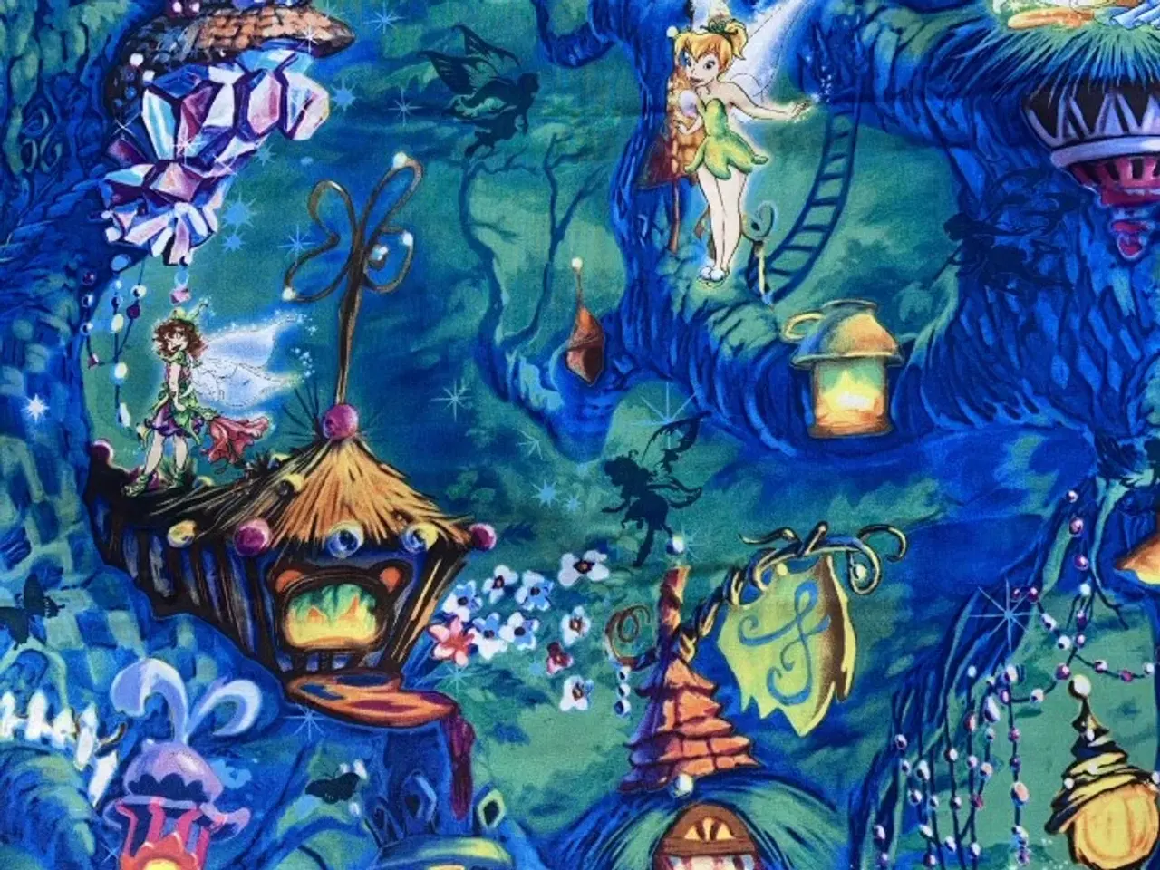 Billede 1 - Bomuld – lærred – Disney motiver – 113x133 cm - st