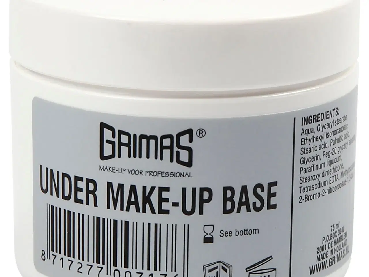 Billede 1 - Grimas Underlagscreme 75ml - Fugtgivende og Beskyttende