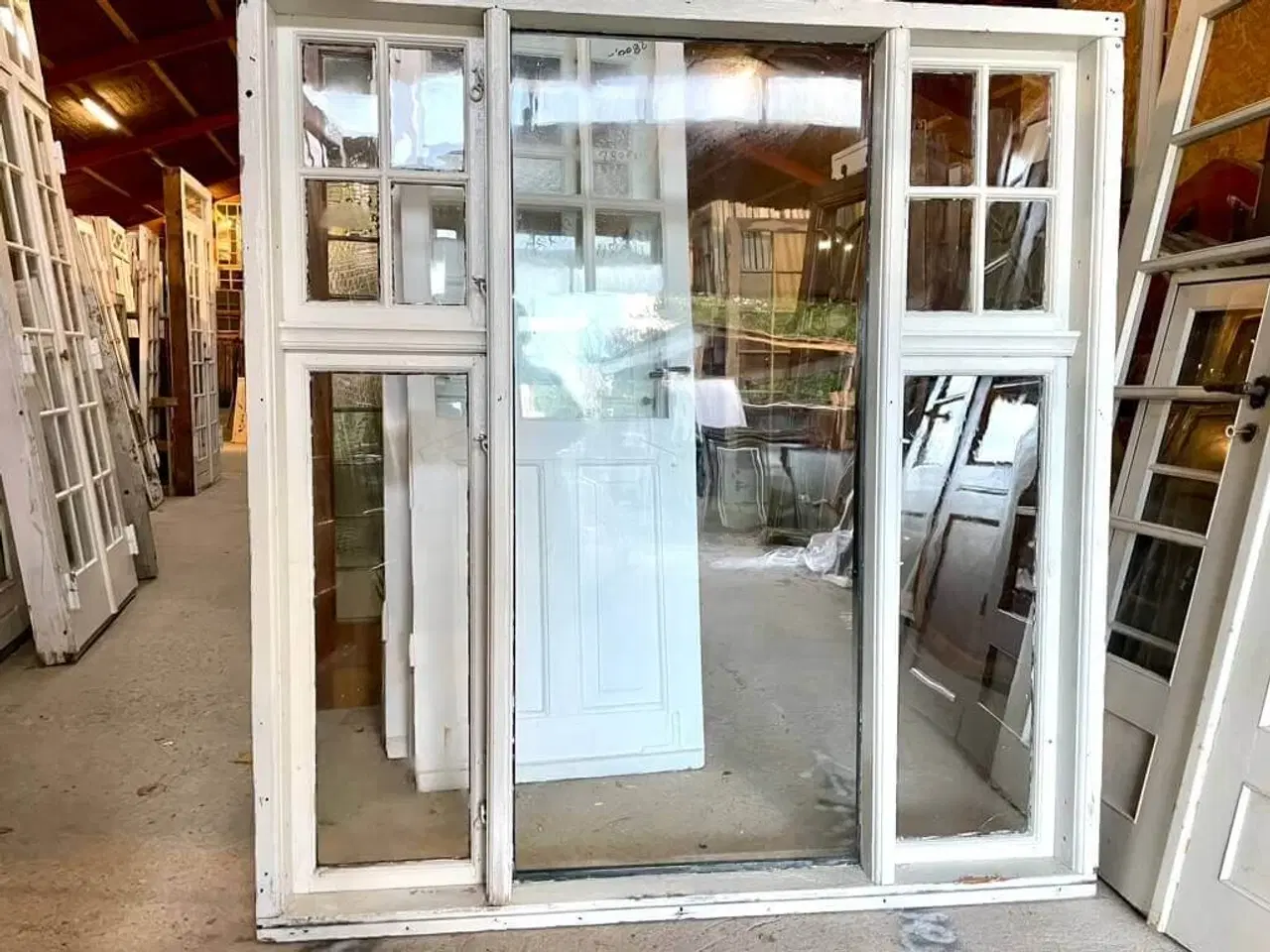 Billede 2 - 3-fags palævindue m. stort rude i midten