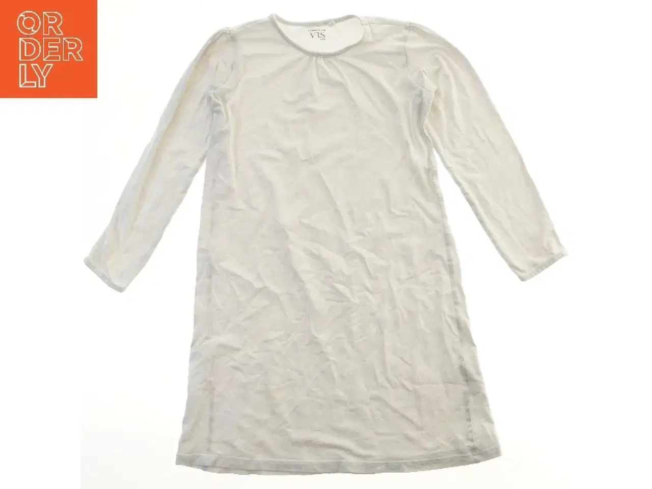 Billede 1 - Langærmet hvid nattøj fra VRS (str. 134)