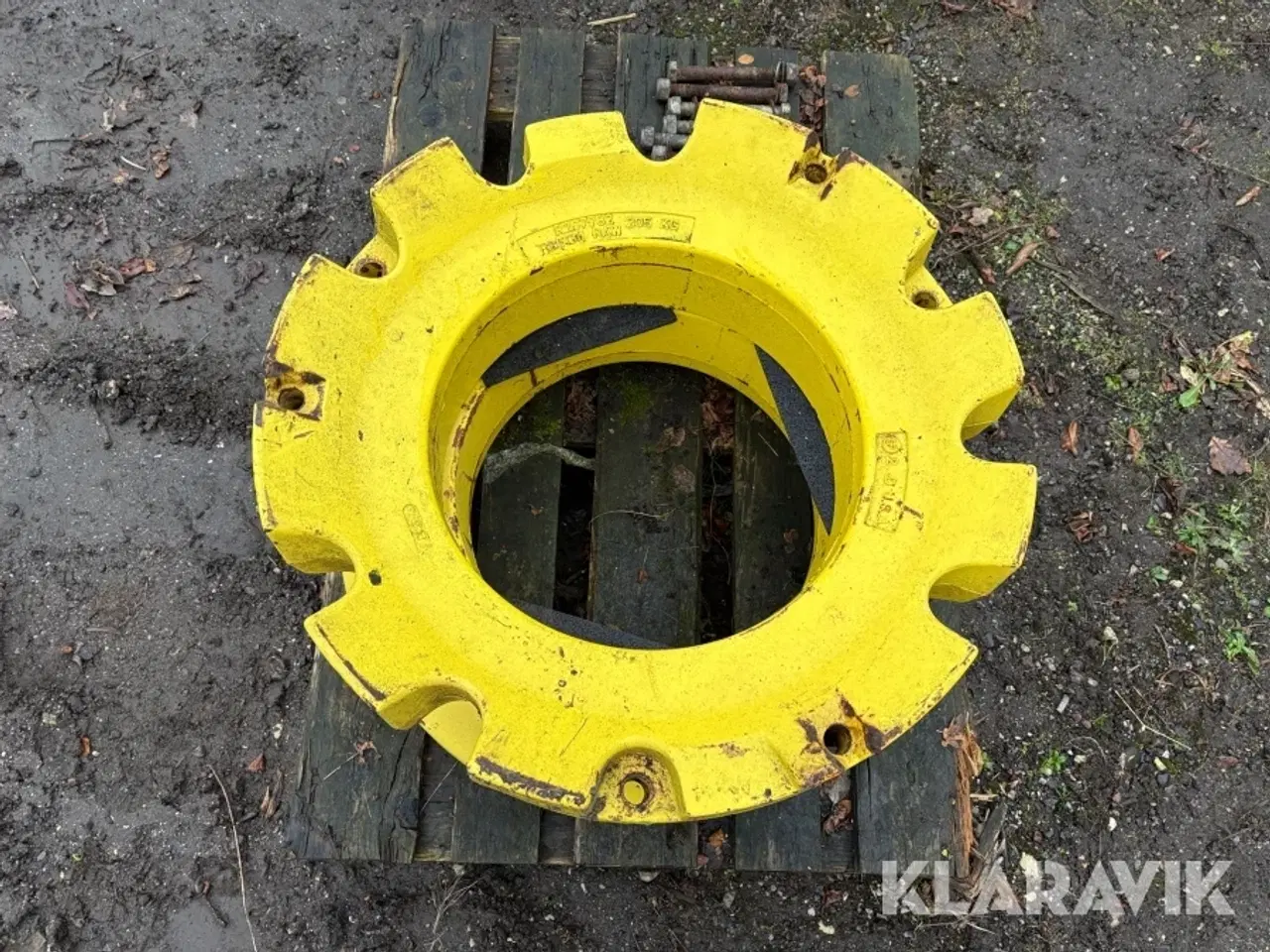 Billede 5 - Fælgvægte John Deere R26/311 - 205 kg 2 styk