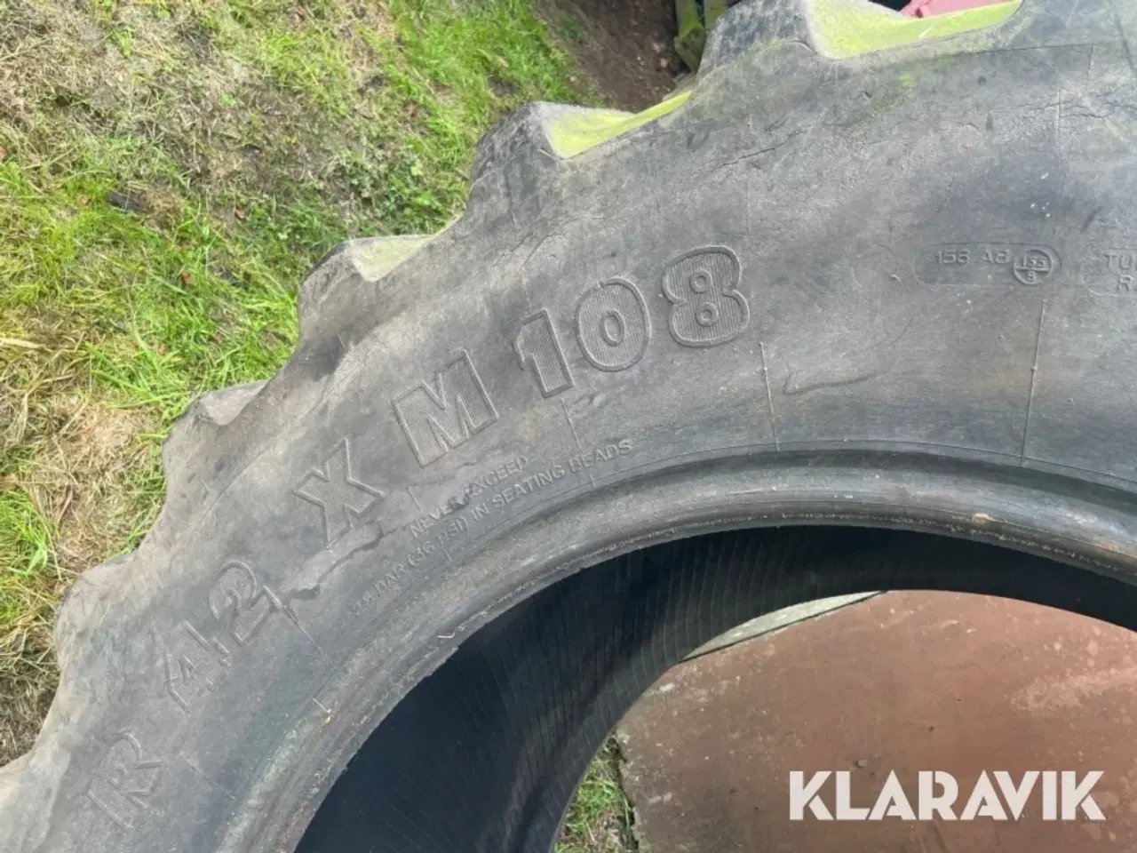 Billede 3 - Traktordæk & skovdæk Michelin & Nokian