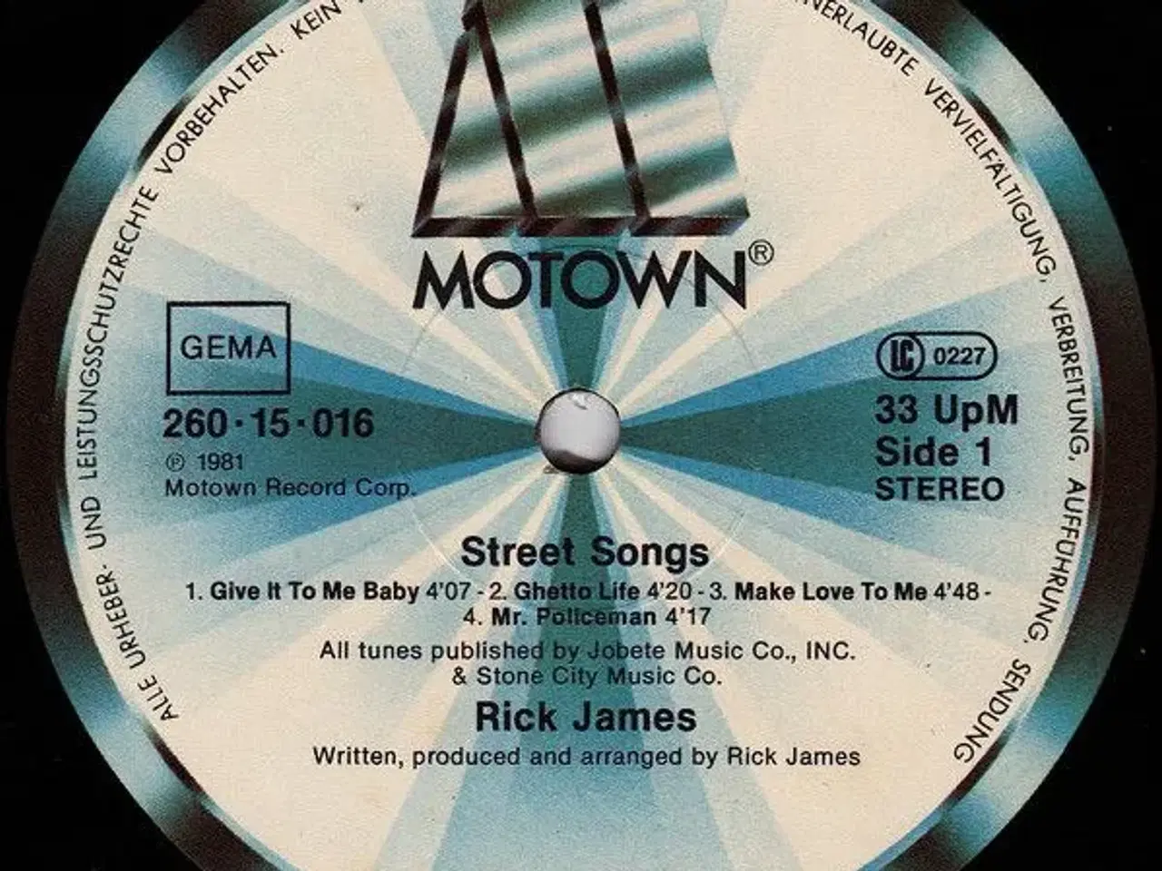 Billede 3 - Rick James - Street Songs