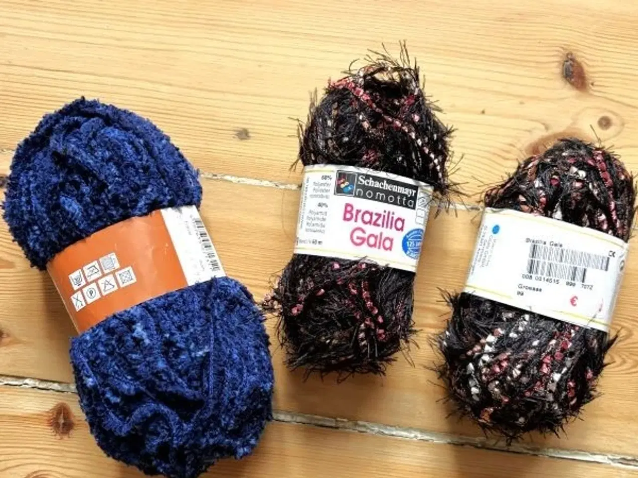 Billede 1 - Effekt-garn i kobber m.m. 3 nøgler