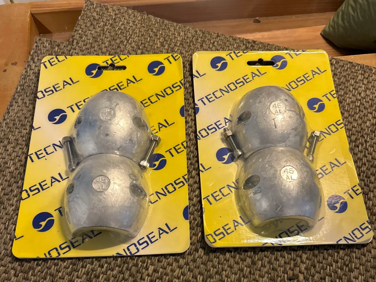 Billede 1 - Aksel anoder 45mm, 2 sæt